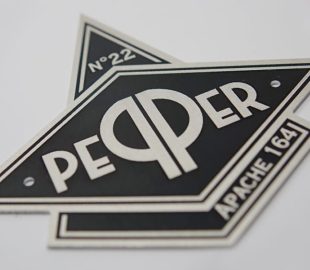 plaque de marque aluminium