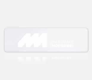 Plaque PMMA gravée