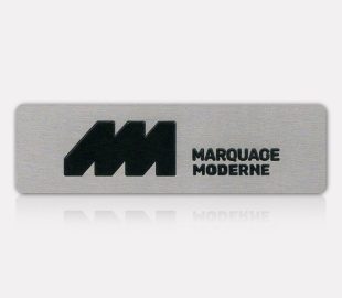 Plaque aluminium gravée