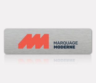 Impression plaque aluminium