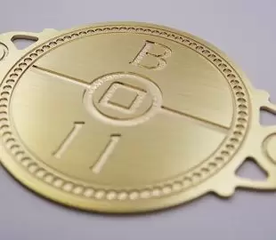plaque de marque en laiton