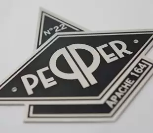 plaque de marque aluminium