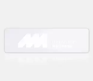 Plaque PMMA gravée