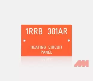 Plaque d'identification sur mesure