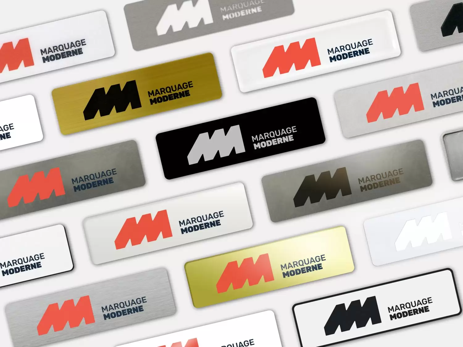 Plaque ou étiquette sur mesure gravure impression métal plastique