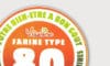 Autocollant publicitaire réalisé en impression sérigraphique quadrichromie sur vinyle