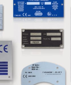 Matériel de repérage pour l'identification industrielle