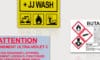Autocollants de sécurité imprimés sur matières souples adhésives