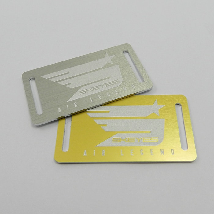 plaques métal personnalisées gravure laser