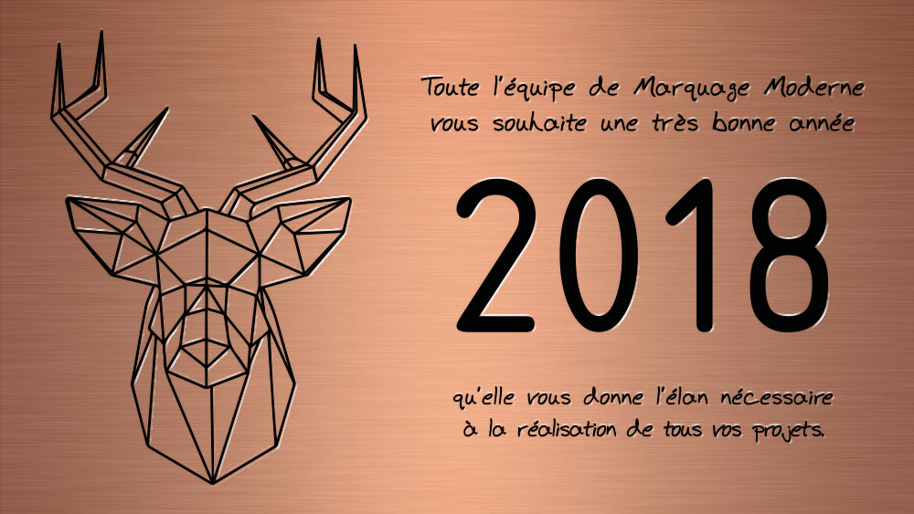 Bonne année 2018 de Marquage Moderne