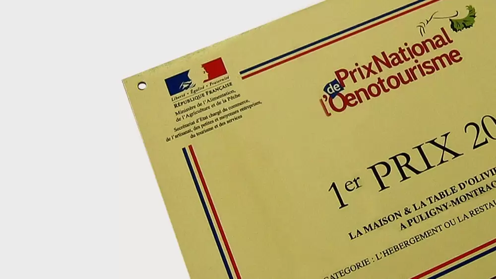 Plaque en laiton impression numérique quadrichromie | Marquage Moderne Produit