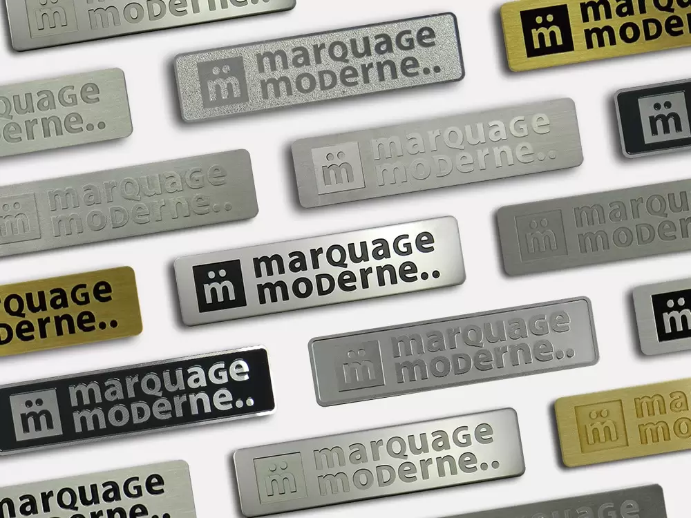 Gravure chimique sur métal | Plaques personnalisées | Marquage Moderne