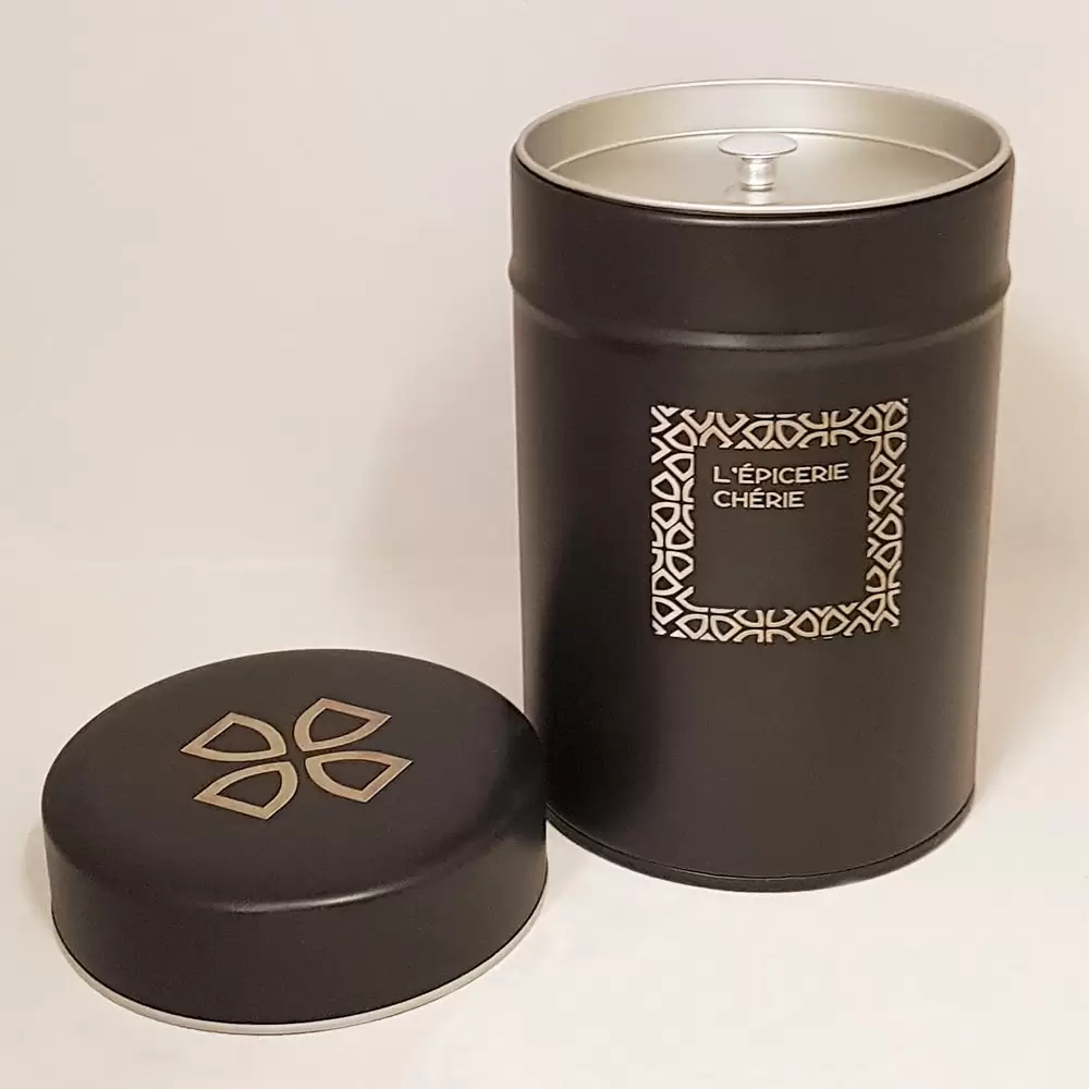 marquage laser boîte métallique gravure personnalisée packaging métal