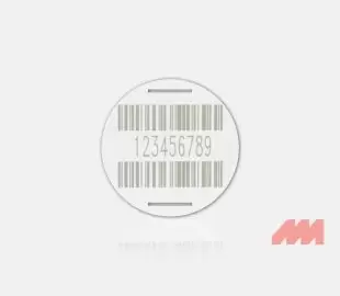 Plaque code-barres gravée sur polycarbonate pour traçabilité industrielle